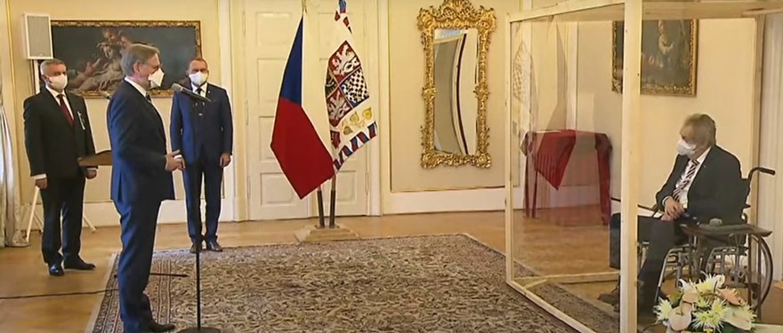 Repubblica Ceca, il giuramento di Petr Fiala