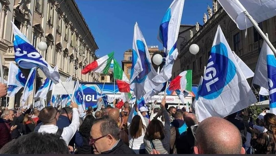 Protesta Tim a Roma