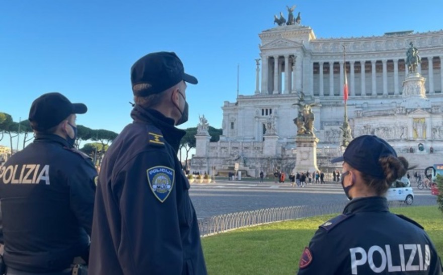 Polizia congiunta con Croazia a Roma