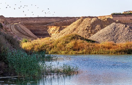 Una ex cava diventa invaso di accumulo idrico