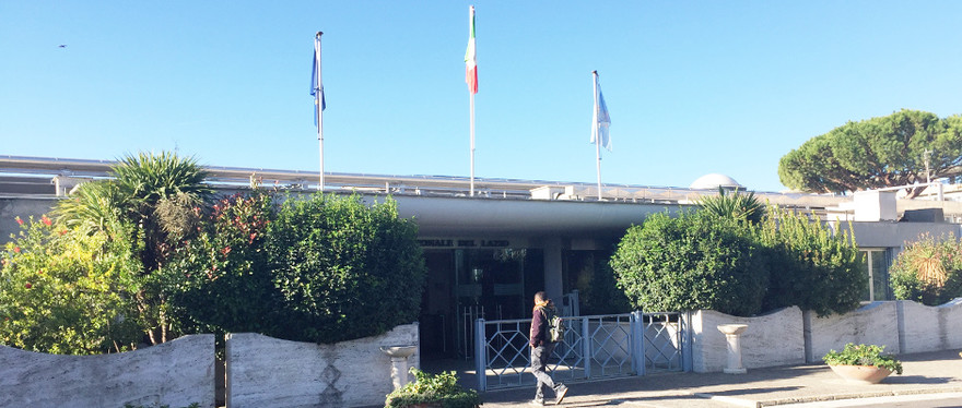 ingresso consiglio regione Lazio