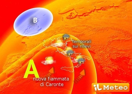 Sempre caldo, ma c'è l'allarme temporali